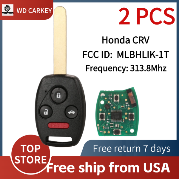 Honda CRV 3+1 Buttons PCF7961A 46 CHIP 313.8MHz MLBHLIK-1T